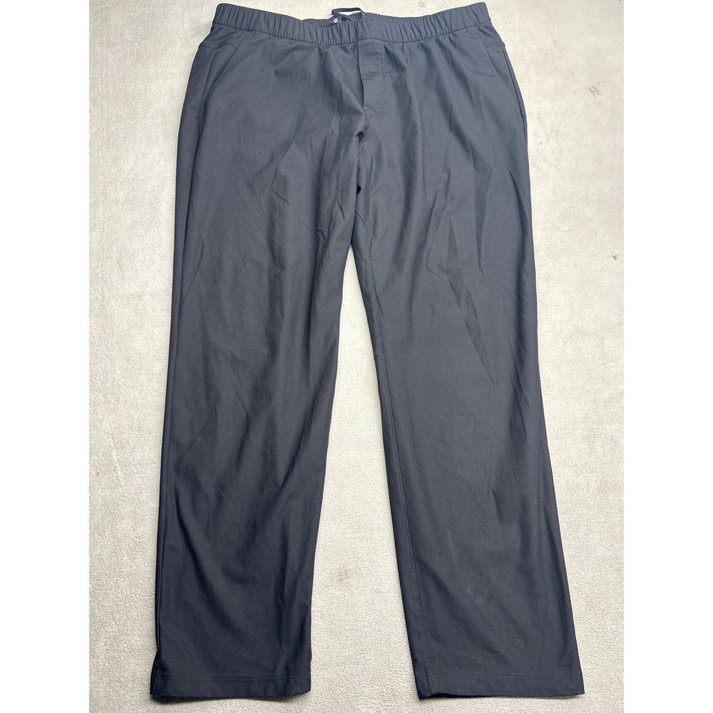 Lululemon Lab Mens Black Active Pants XXL LM5B44S Recycled Blend Performance
